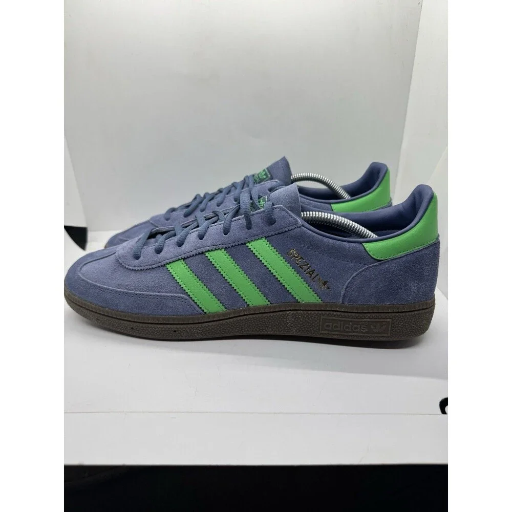 Adidas Handball Spezial Mens 12 Preloved Ink Semi Screaming Green shoes JH5437